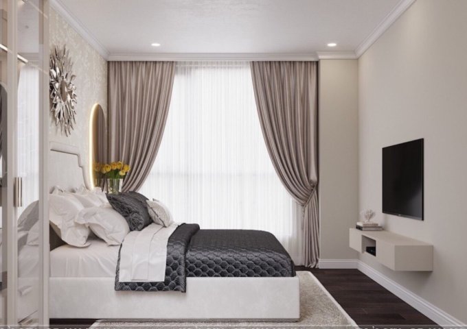 Cho thuê căn hộ 2 phòng ngủ đủ đồ Vinhomes Skylake Phạm Hùng, giá chỉ 20 triệu/ tháng
