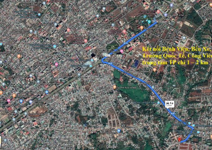 Bán đất tại Phường Tân Lập, Buôn Ma Thuột,  Đắk Lắk diện tích 100m2  giá 1,637 Triệu