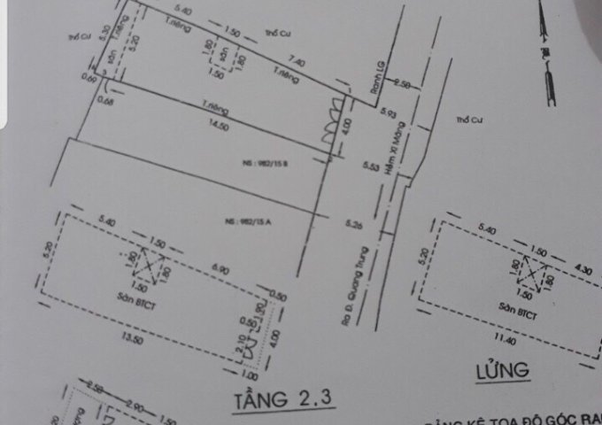 Bán nhà 3 lầu 4x16m đường Quang Trung, p8 Q. Gò Vấp