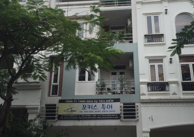 Nguyên căn nhà phố khu Hưng Phước, Phú Mỹ Hưng 5 lầu 8 PN cần bán gấp