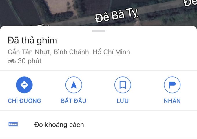 Cần bán đất trồng cây lâu năm tại đường Bà Tỵ, xã Tân Nhựt, huyện Bình Chánh, HCM
