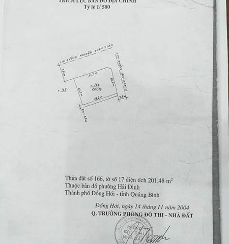 Đất nguyễn phạm tuân gần chợ đồng hới gần vincom gần đường quang trung