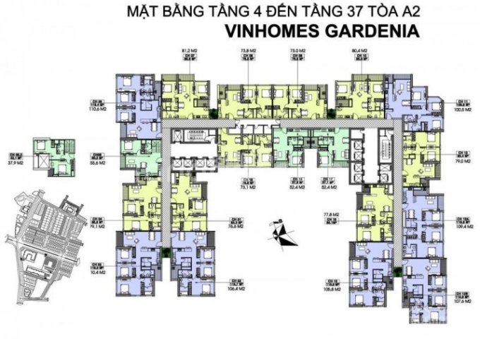 Chính chủ bán 2 căn hộ chung cư cao cấp thông tầng tại tòa a2 vinhomes gardenia mỹ đình.