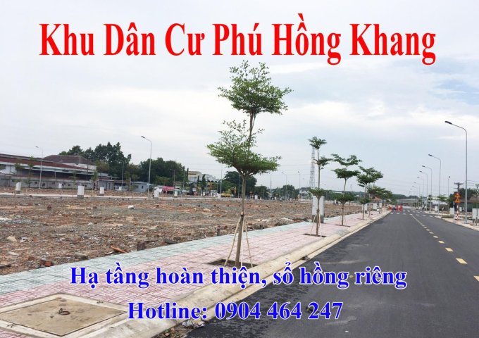 Đất KDC Mới Ngay Chợ Phú Phong Đã Có Sổ Hồng Riêng 500 triệu Sở Hữu Nền