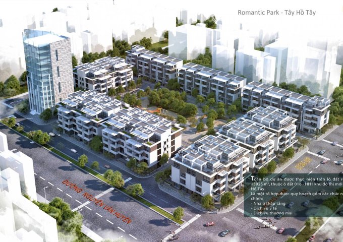 Bán nhà liền kề Romantic Park, Tây Hồ Tây. LH 0973.378.150