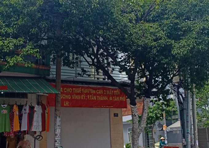 Cho thuê nhà nguyên căn mặt tiền lô góc 2 mặt tiền đường Trương Vĩnh Ký Phường Tân Thành Quận Tân Phú  