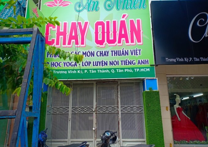 Cho thuê nhà nguyên căn mặt tiền đường Trương Vĩnh Ký P Tân Thành Quận Tân Phú 