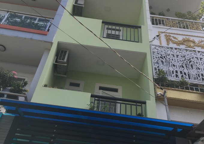 Bán nhà 2 mặt tiền Nguyễn Thị Nhỏ, ngay 3 Tháng 2, DT: 3,2x10m, nhà 1 trệt 4 lầu đang cho thuê