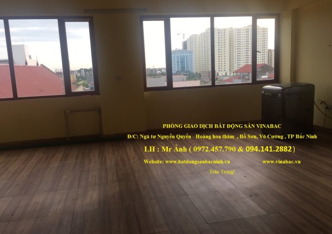 Cho thuê nhà 12 phòng mặt tiền đẹp   - full nội thất – Khu Võ Cường , TP Bắc Ninh