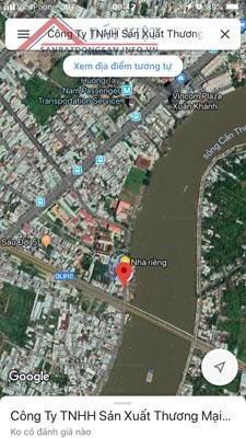 Cho thuê mặt bằng mặt tiền sông - đường Tầm Vu - Q Ninh Kiều - TP. Cần Thơ