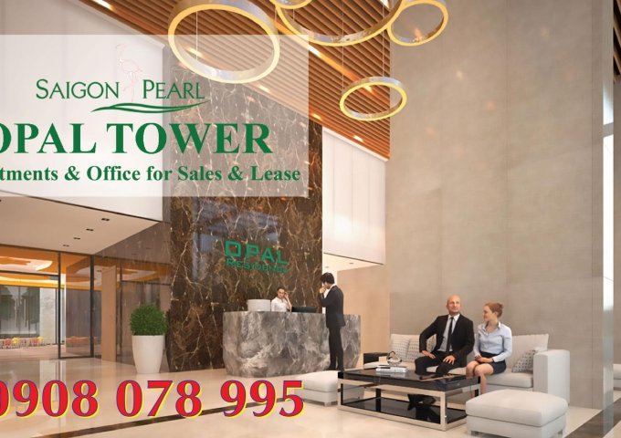 Bán căn hộ 2PN_86m2 chỉ 4,2 tỷ tại Opal Tower-Saigon Pearl. Hotline PKD 0908 078 995 hỗ trợ xem nhà ngay