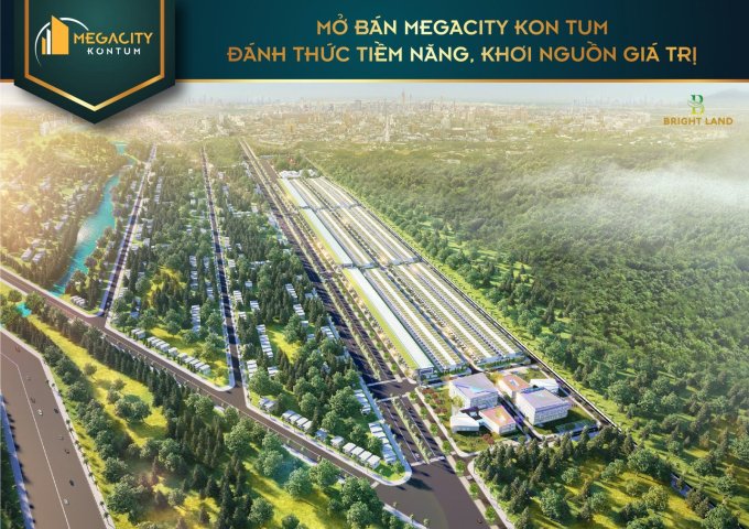 Megacity KonTum -Đất Nền Dự Án KonTum, Kon Tum diện tích 170m2 giá 409 Triệu