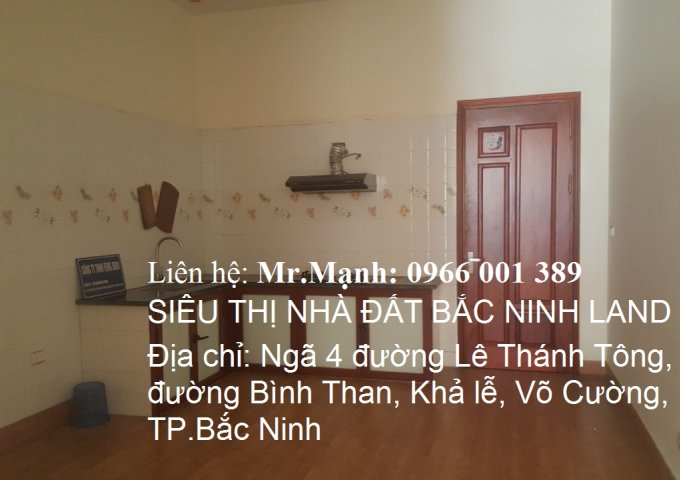 Cho thuê nhà 4 tầng tại làn 2 mặt đường Lý Anh Tông, TP.Bắc Ninh