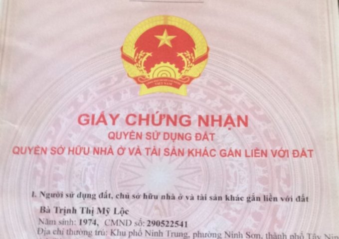 Chính Chủ Cần Bán Nhà Cấp 4 , Huyện Hòa Thành , Tây Ninh , Giá Tốt