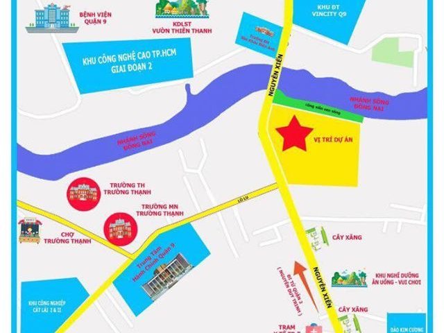 Cơ hội vàng cho các nhà đầu tư. Giá chỉ 38tr/m2 mặt tiền đường Nguyễn Xiển - view sông Trao Trảo.  LH : 0985441423