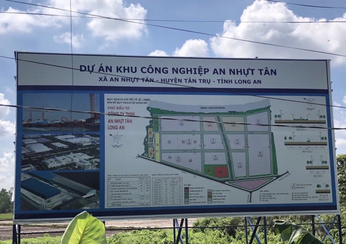 Bán đất tại Dự án Mỹ Kim Long Riverside, Tân Trụ,  Long An diện tích 100m2  giá 6.5 Triệu/m²