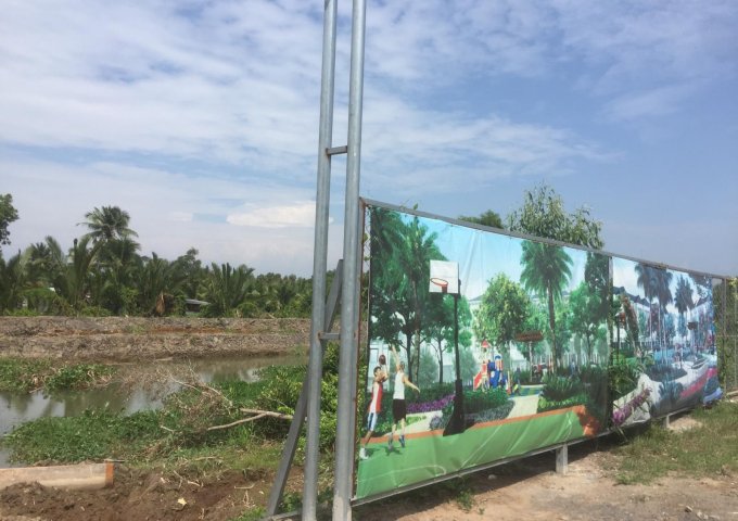 Bán đất tại Dự án Mỹ Kim Long Riverside, Tân Trụ,  Long An diện tích 100m2  giá 6.5 Triệu/m²