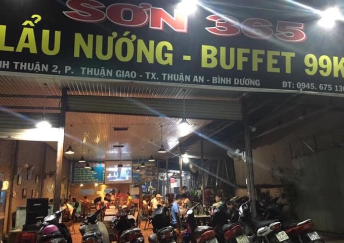Sang quán Buffet Đường D8, Thuận giao, Thuận An, Bình Dương