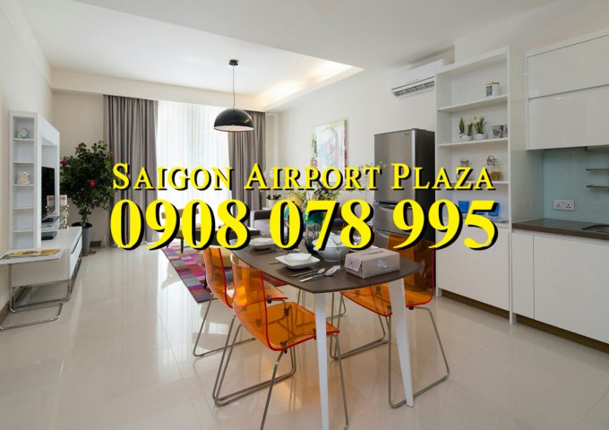Bán gấp CH 2PN,  giá chỉ 4 tỷ Saigon Airport Plaza Q. Tân Bình, nội thất cao cấp. Hotline PKD SSG 0908 078 995 xem nhà ngay