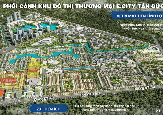 Đất nền dự án E City Tân Đức tại Long An LH: 0865607038