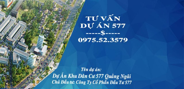 Bán đất nền Dự án 577 Quảng Ngãi giá rẻ ngay sát trung tâm Thành phố Quảng Ngãi