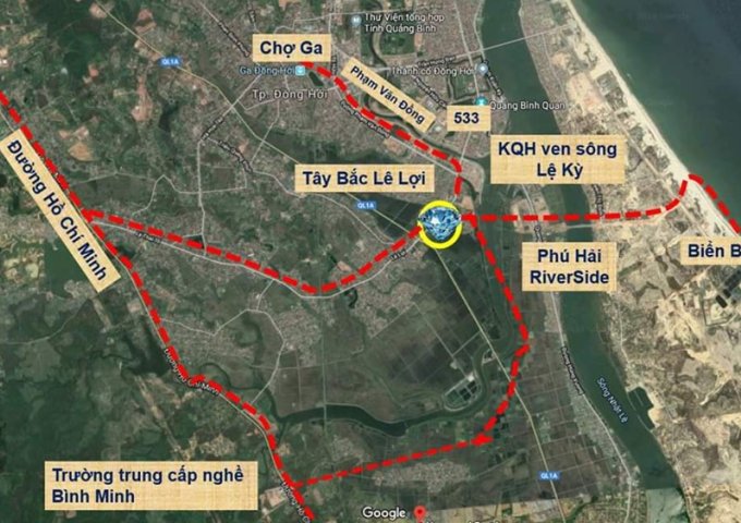 Lê Lợi Residence - Dòng sản phẩm đất nền ven sông cao cấp tại Quảng Bình LH 0773212871