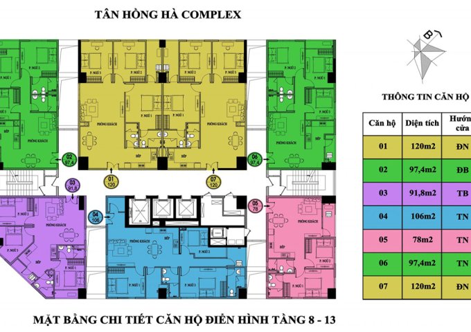 CHỦ ĐT TÂN HỒNG HÀ mở bán 37 căn hộ CC TÒA TÂN HỒNG HÀ Complex 317 Trường Chinh-LH.0971.652.133