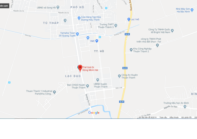 Bán đất trung tâm thị trấn Hồ, Thuận Thành, Bắc Ninh
