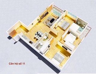 Chính chủ cần bán gấp căn hộ chung cư Tháp Doanh Nhân số 1 đường Thanh Bình, Hà Đông, Hà Nội