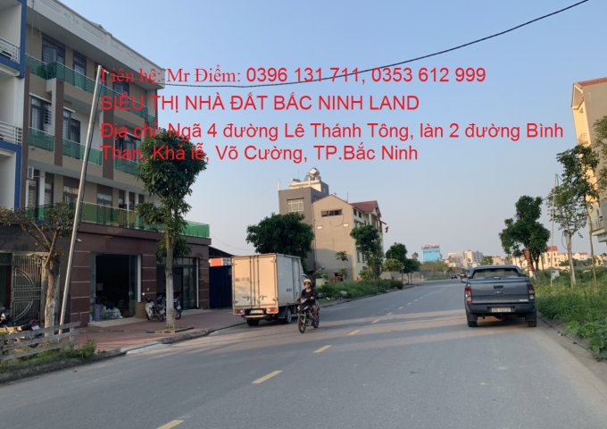 Gia đình mình cần bán lô đất đường Nguyễn Quyền, Khả Lễ, TP.Bắc Ninh