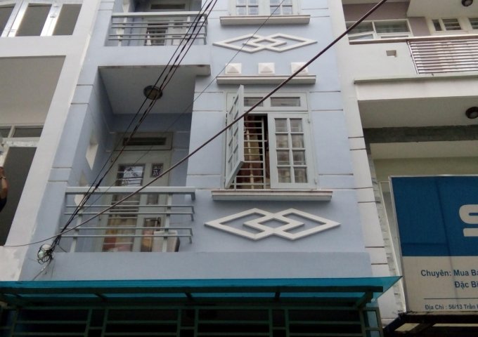 Bán nhà hẻm 6m nhựa 75/62 đường Gò Dầu, Quận Tân Phú 4x13m, 3 tấm giá 5.35 tỷ