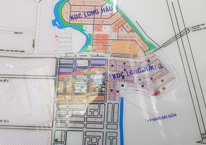 Bán đất KDC Long Hậu, đường Số 8, xã Long Hậu, Cần Giuộc, Long An