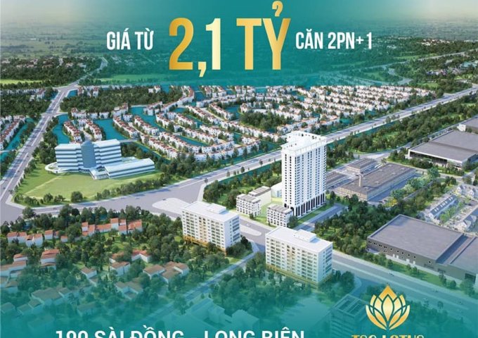 Sở hữu căn hộ cao cấp ngay gần Aeon Mall Long Biên, giá chỉ từ 25tr/m2, HTLS 0%, CK 3% Giá Bán