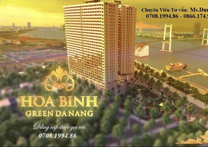 Bán căn hộ 5* dự án Hòa Bình Green Đà Nẵng giá chỉ 1.45 tỷ view biển, lợi nhuận 15.7%/năm
