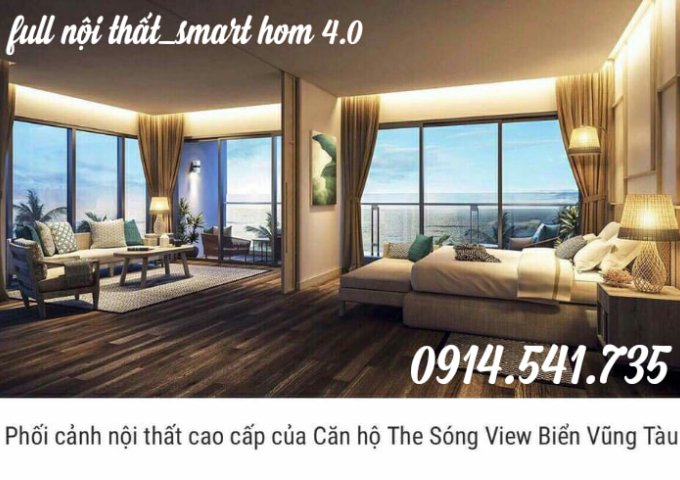 NHẬN BOOKING: Dự án căn hộ nghỉ dưỡng cao cấp 5 SAO PLUS tại trung tâm TP.Vũng Tàu, bàn giao FULL nội thất, Smart home