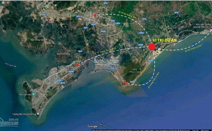 Bán lô đất mặt tiền biển Long Hải thuộc dự án Phước Hải Ocean 1, đất vàng thị trấn phước Hải
