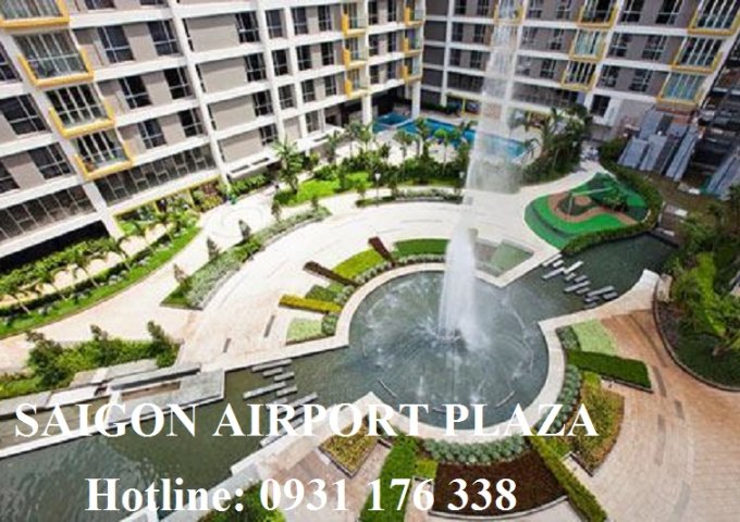 Bán căn hộ 2pn Saigon Airport Plaza 95m2, view sân vườn, 4 tỉ 50 triệu. LH 0931.176.338