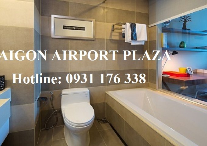 Bán căn hộ 2pn Saigon Airport Plaza 95m2, view sân vườn, 4 tỉ 50 triệu. LH 0931.176.338