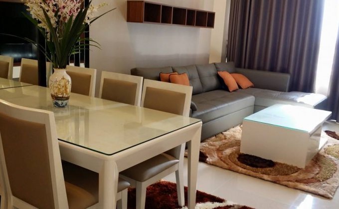 Cho thuê căn hộ chung cư The Manor, Bình Thạnh, 3 phòng ngủ nội thất cao cấp giá 21 triệu/tháng