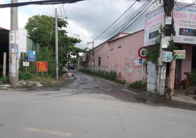 Bán nền đất ngay trạm y tế xã Hưng Long, h. Bình Chánh, Dt 5x21m