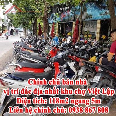 Chính chủ bán nhà vị trí đắc địa nhất khu chợ Việt Lập.