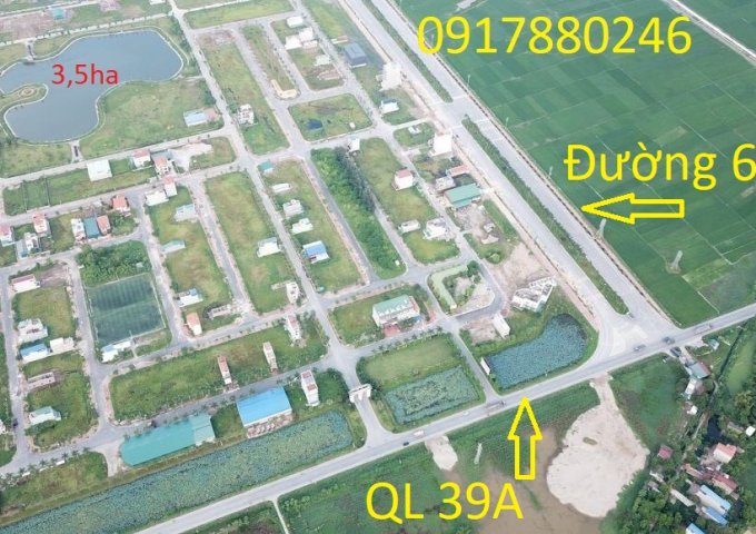 Bán đất tại Xã Dị Sử, Mỹ Hào,  Hưng Yên diện tích 102m2  giá 8.8 Triệu/m²