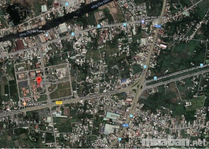 Đất sổ hồng ngay bệnh viện huyện Bình Chánh, mt đường 8m, giá 2,5 tỷ thương lượng nhẹ