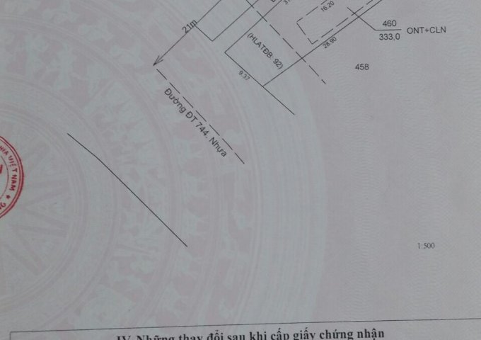 Bán đất 2mt DT744 cạnh chợ Rạch Kiến, Thanh Tuyền, Dầu Tiếng, Bình Dương. Lh:0903175186