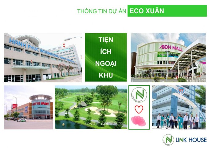 Kẹt tiền cần sang nhượng gấp suất nội bộ giá rẻ dự án Eco Xuân, ngay Lotte Lái Thiêu.