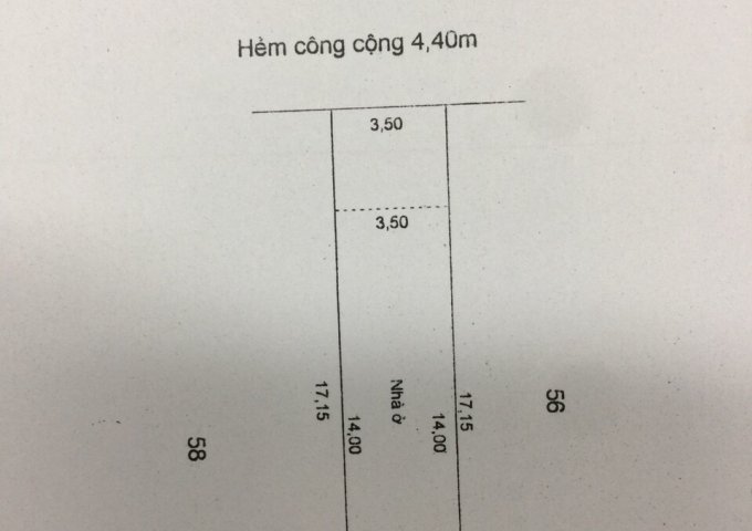 Bán nhà riêng tại Phường 1, Mỹ Tho,  Tiền Giang diện tích 60m2  giá 3 Tỷ