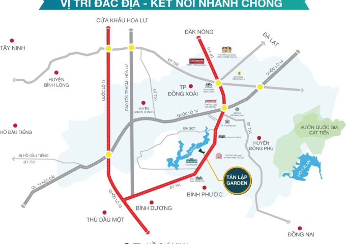 Bán đất tại Đường ĐT 741, Đồng Phú,  Bình Phước diện tích 100m2  giá 440,000,000 Triệu