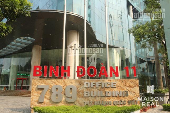 Ban quản lý cho thuê tòa 789 Bộ Quốc Phòng Cho thuê văn phòng tại Tòa nhà văn phòng Công ty 789 - Quận Cầu Giấy - Hà Nội Giá: 250 nghìn/m2/tháng  