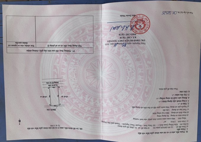 Bán lô đất ở khu Đồng Quán thôn 1 - Thủy Sơn - Thủy Nguyên