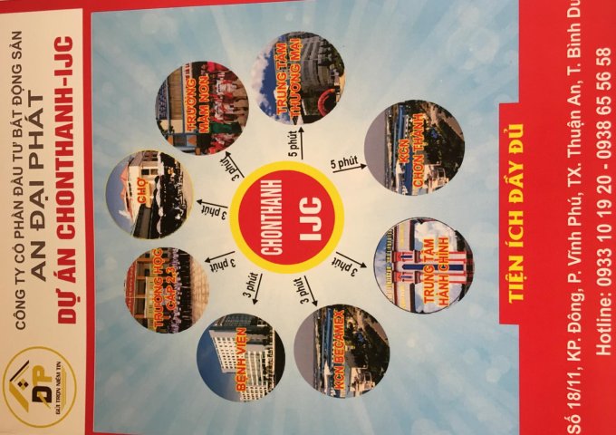 Bán đất nền dự án KDC Nam Thịnh Phát IJC Chơn Thành Bình Phước